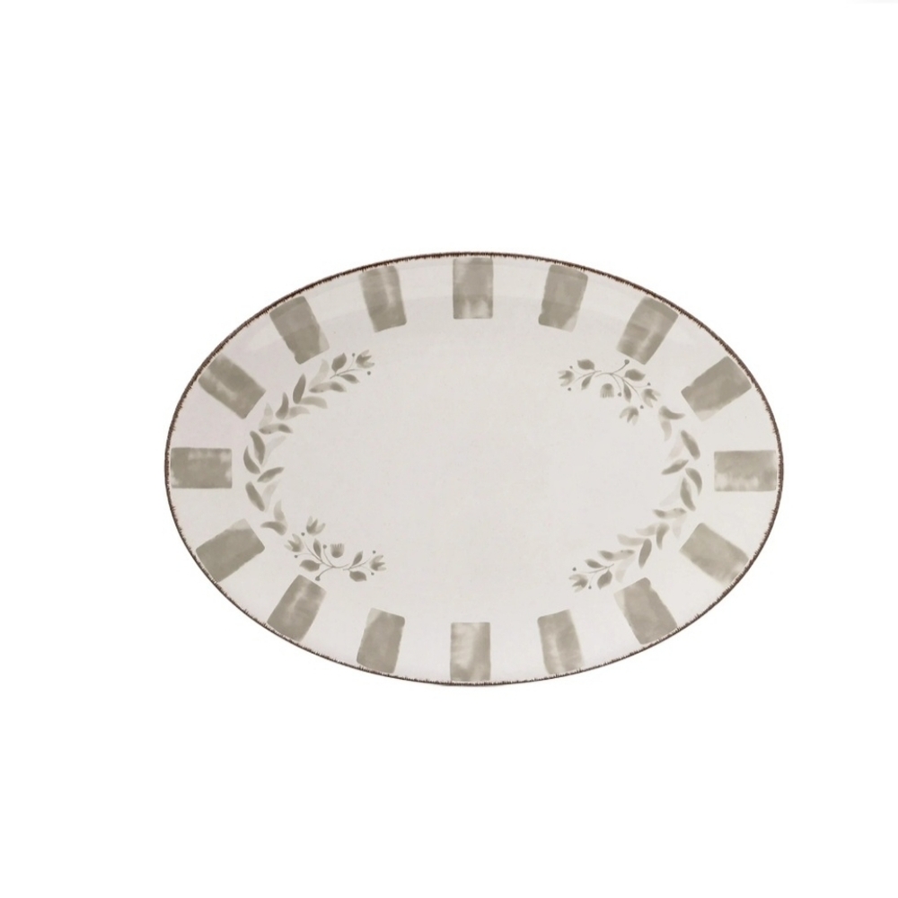 Brand New, Chic & Elegant Oval Platter by Better Homes & Gardens (18")